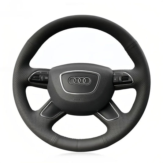 Steering Wheel Cover for Audi A3 A4 A6 A8 Q3 Q5 Q7 Allroad 2010-2019