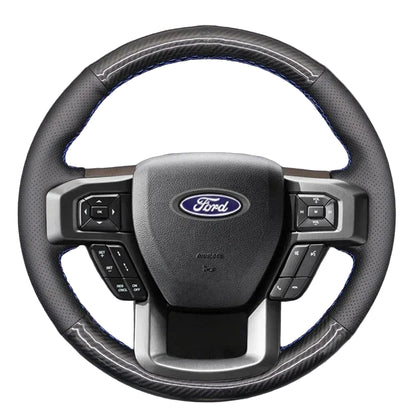 Steering Wheel Cover for Ford F-150 F150 F-250 F250 F-350 F350 F-450 F450 Expedition 2015-2023