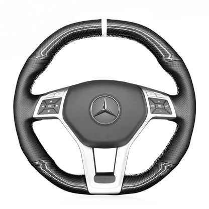 Steering Wheel Cover for Mercedes-Benz AMG C63 W204 CLA45 CLS63 C117 C218 W212 R231