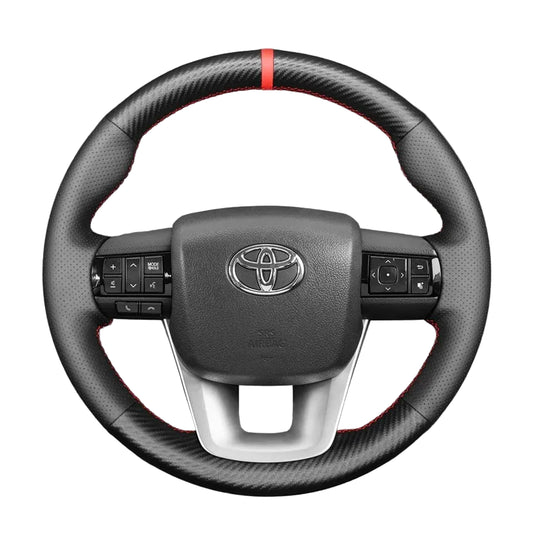 Steering Wheel Cover for Toyota Hilux Fortuner Land Cruiser 2015-2024