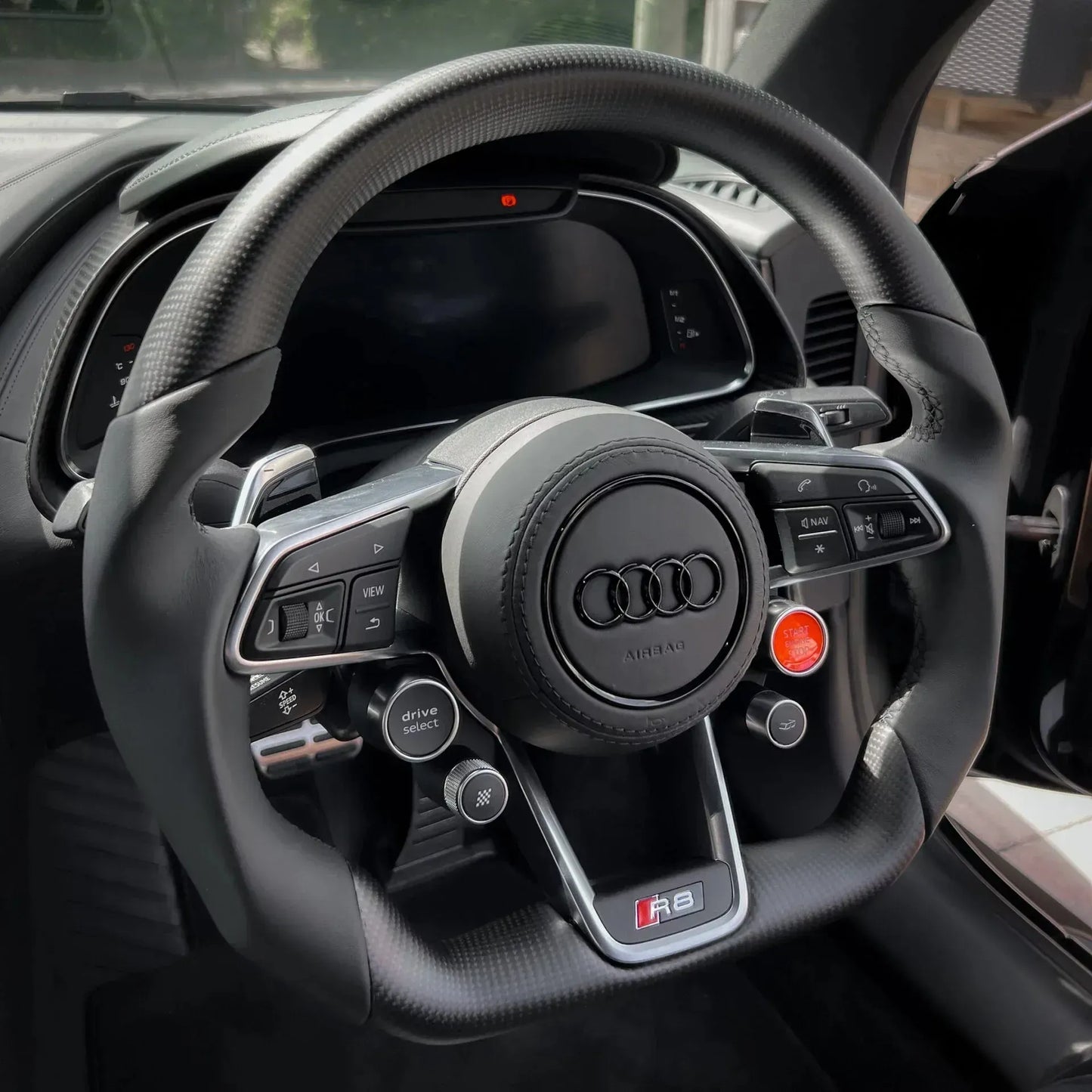 Custom Steering Wheel For Audi R8 TT TTS TT RS (2014-2022)