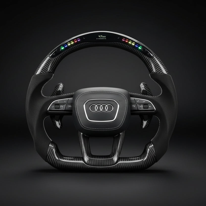 Steering Wheel For Audi Q3 Q5 SQ5 Q7 SQ7 Q8 SQ8 RSQ8 (2015-2024)