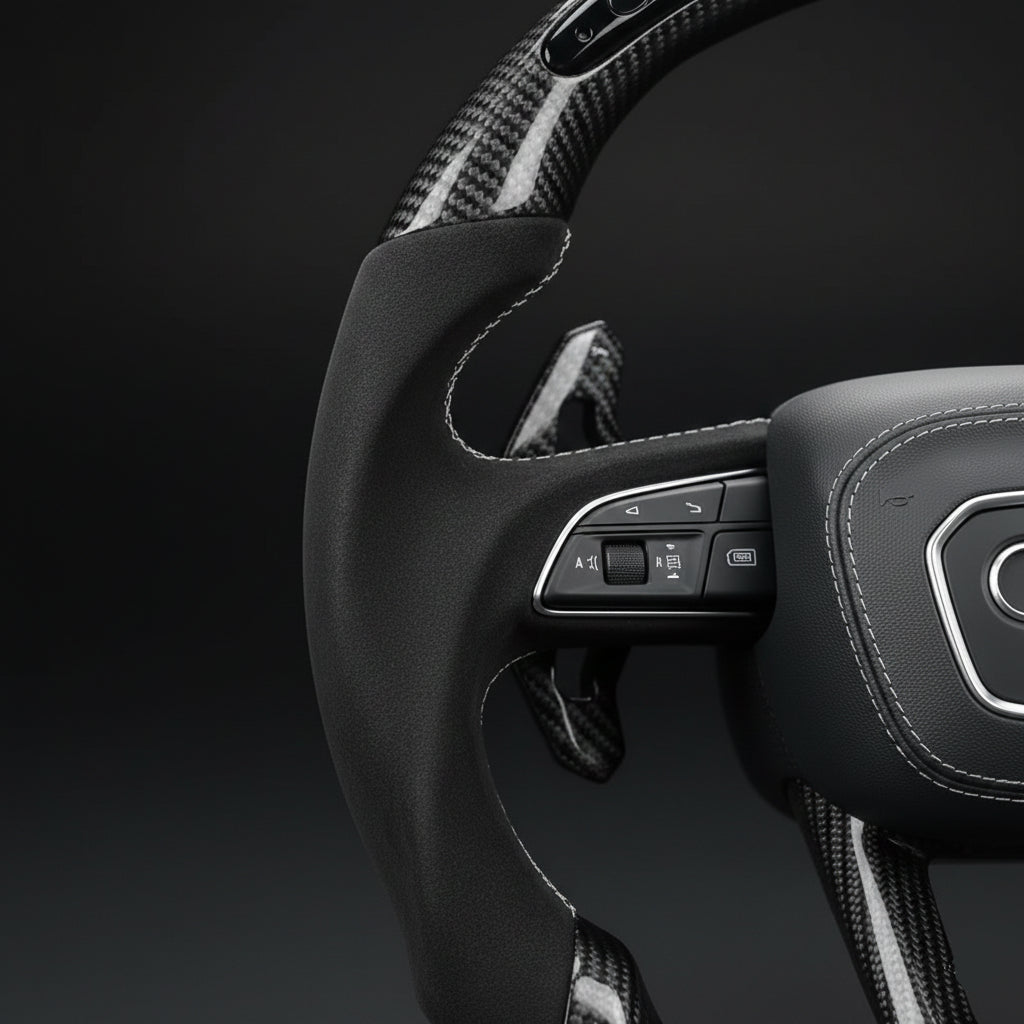 Steering Wheel For Audi Q3 Q5 SQ5 Q7 SQ7 Q8 SQ8 RSQ8 (2015-2024)