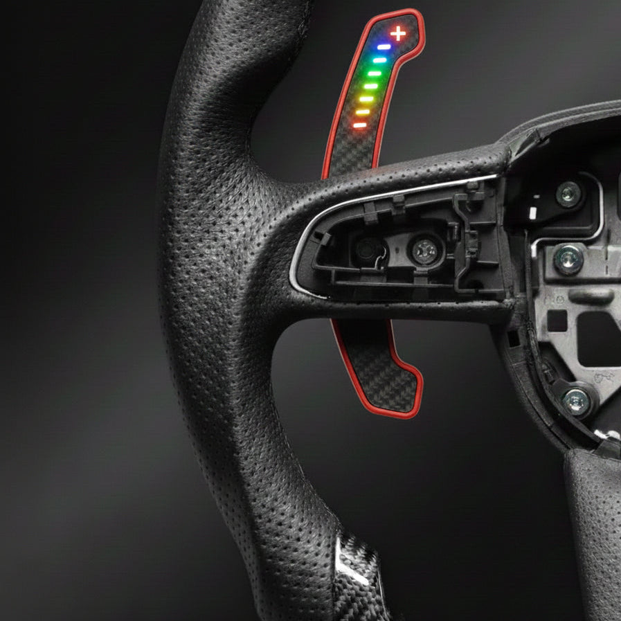 Magnetic LED Paddle Shifters For Volkswagen Golf MK7/ MK7.5 / GTI / R / R-Line / Scirocco / Polo