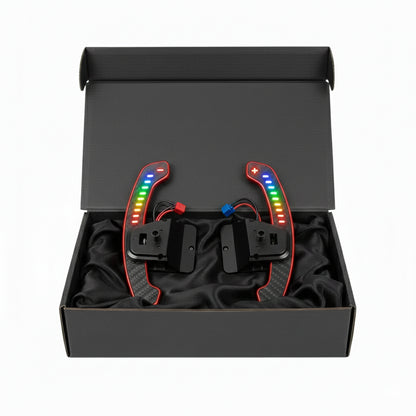 Carbon LED Magnetic Paddle Shifters For Mini F55 F56 F57 F60 Cooper S / JCW