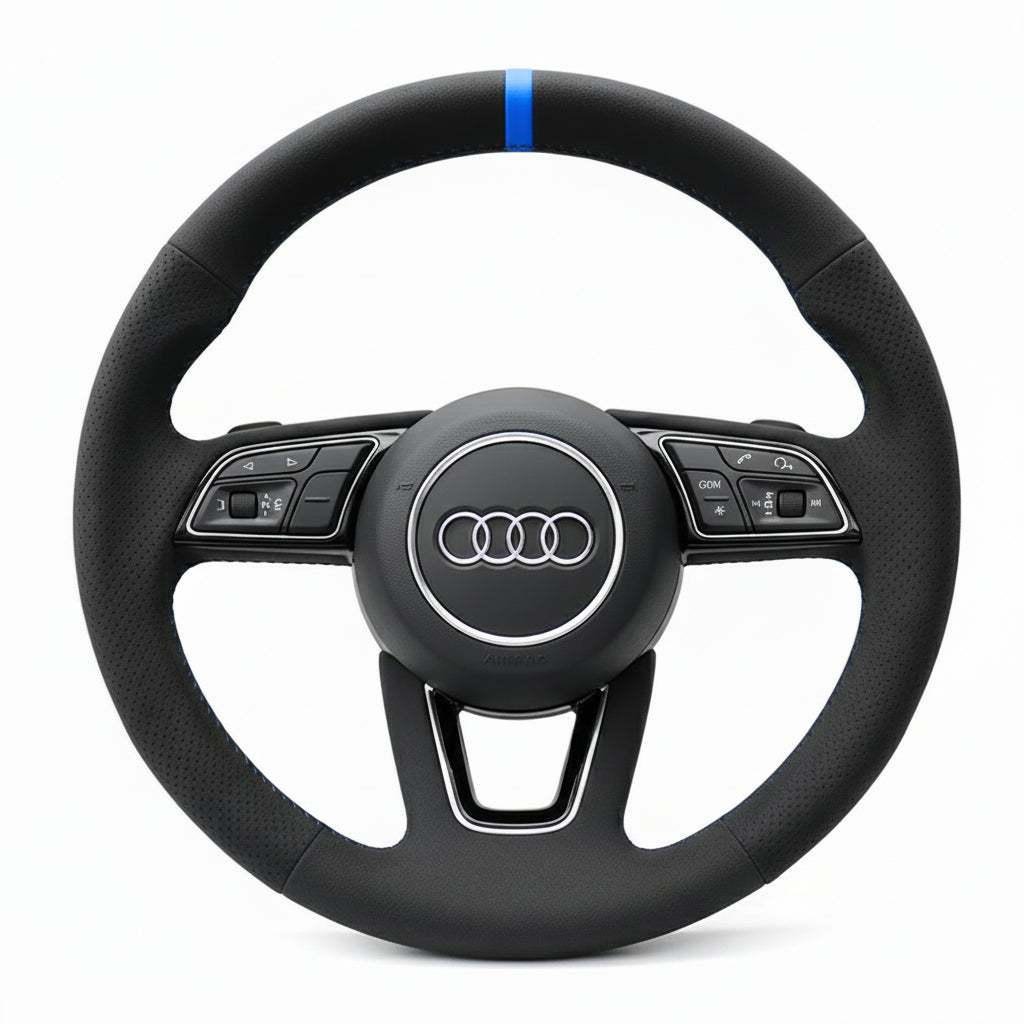 Steering Wheel Cover for Audi A1 A3 A4 A5 S3 S4 S5 Q2 2015-2023