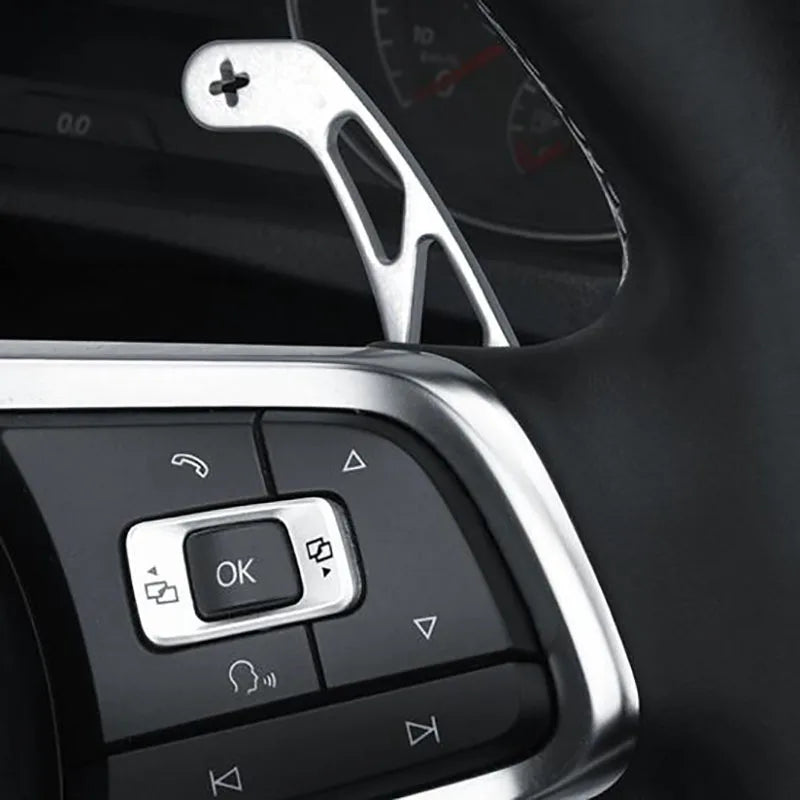 Metallic Paddle Shifters For Volkswagen Golf MK7 / 7.5 / GTI / R /R-Line / Polo / Scirocco / Jetta GLI