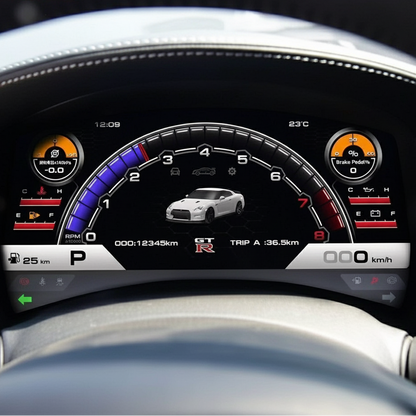 Digital Cluster for Nissan GT-R R35 2008-2015