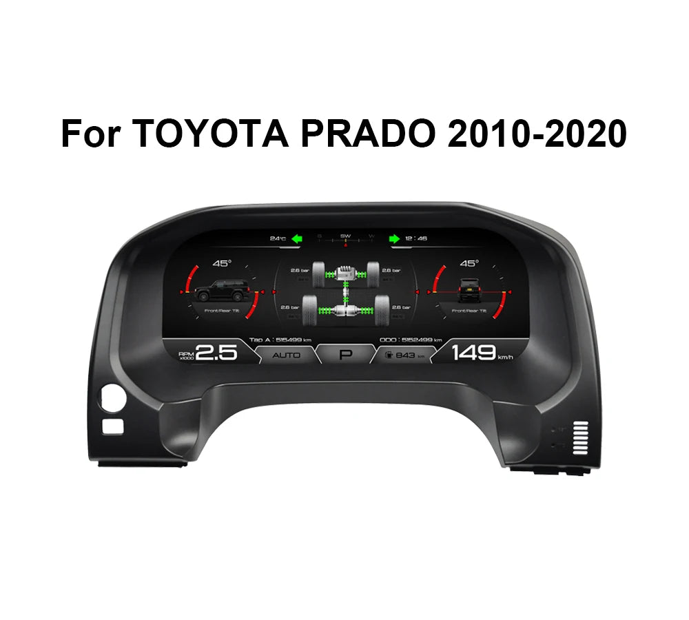Digital Cluster for Toyota Prado 2010-2020