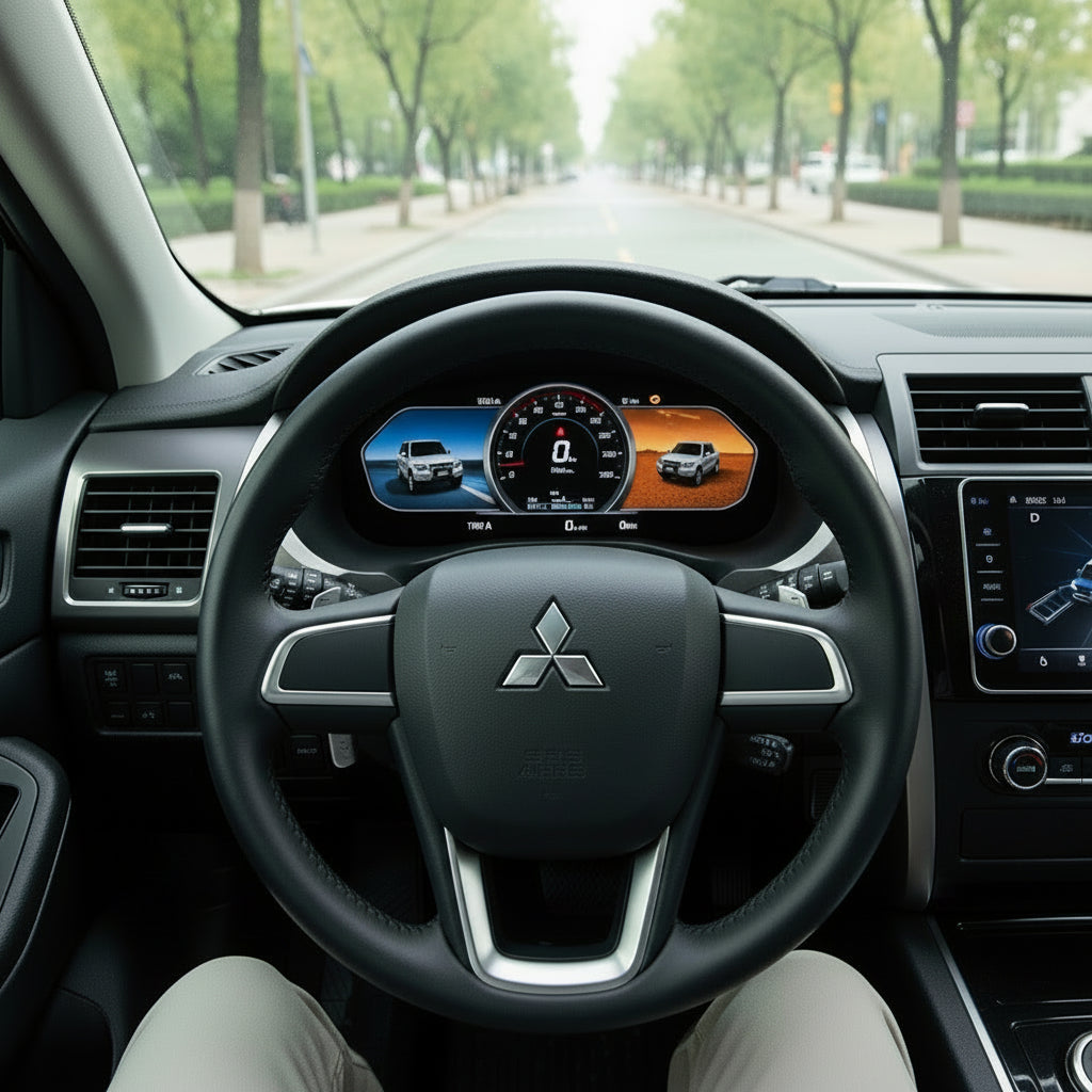 Digital Cluster for Mitsubishi Pajero 2008-2018