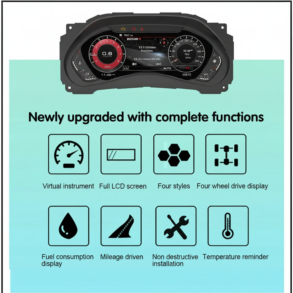 Digital Cluster for Toyota Highlander 2015-2019