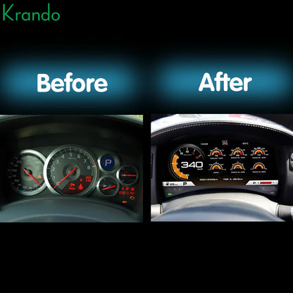 Digital Cluster for Nissan GT-R R35 2008-2015