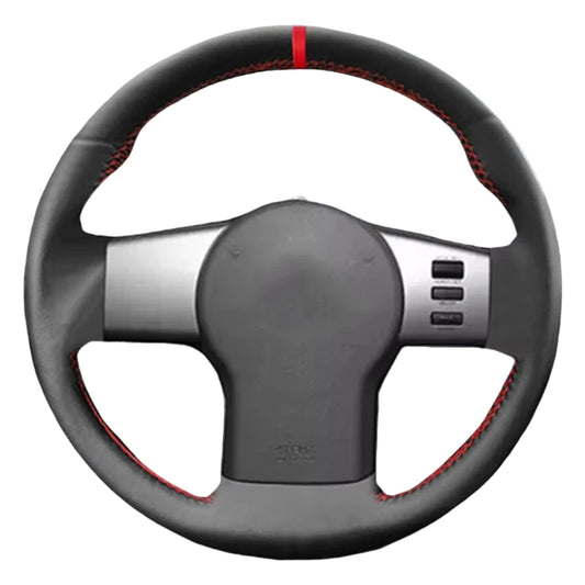 Leather Steering Wheel Cover For Nissan Pathfinder III Frontier Xterra Navara 2005-2015