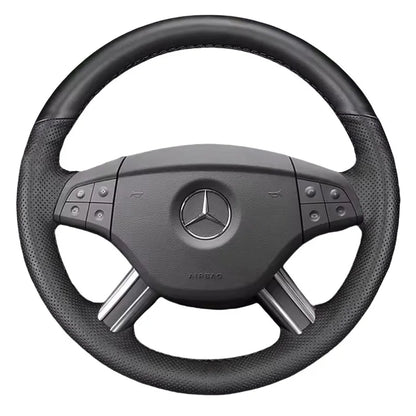 Leather Steering Wheel Cover Leather For Mercedes Benz W164 M-Class ML350 ML500 X164 GL-Class GL4