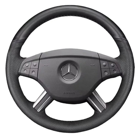 Leather Steering Wheel Cover Leather For Mercedes Benz W164 M-Class ML350 ML500 X164 GL-Class GL4