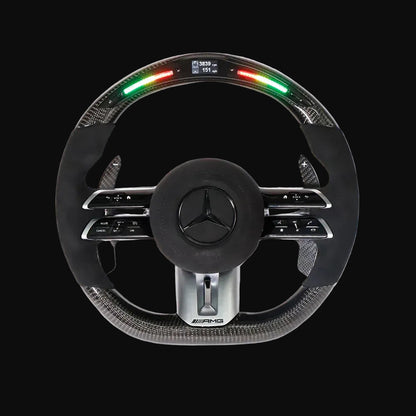 Custom Steering Wheel For Mercedes A-Class/C-Class/E-Class/G-Class/S-Class/V-Class/X-Class/AMG GT/CLA/CLS/GLA/GLC/GLE/GLS (2021-2025)