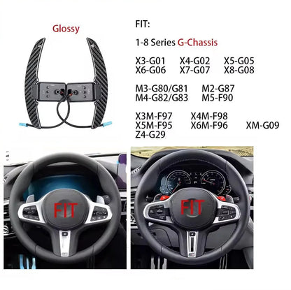 Carbon Fiber Magnetic Paddle Shifters for BMW