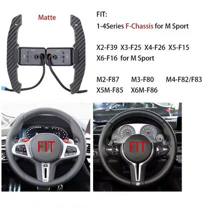 Carbon Fiber Magnetic Paddle Shifters for BMW