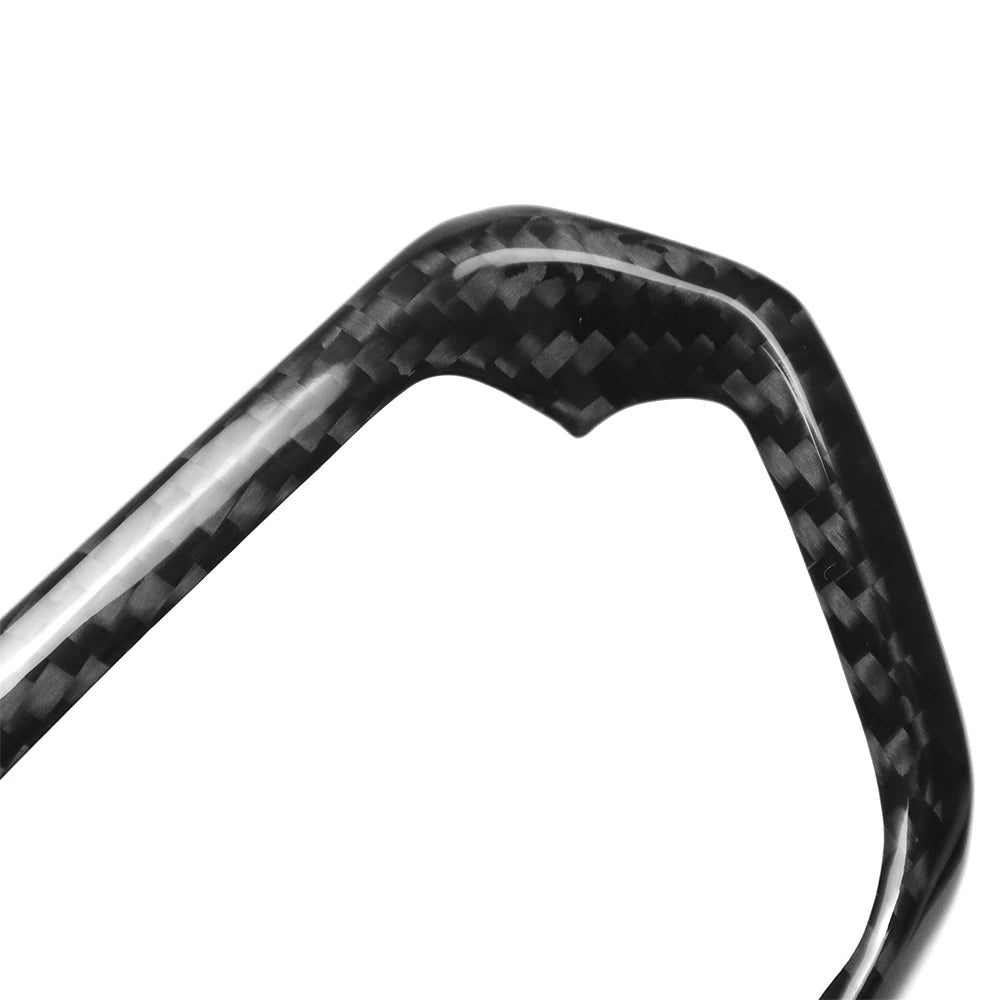 Carbon Fiber Steering Wheel Trim For Toyota Land Cruiser 300 LC300 2022-2024