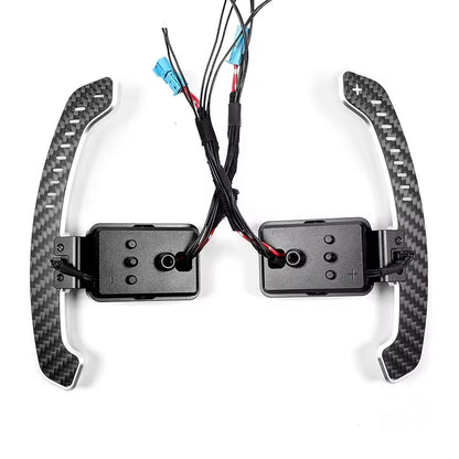 Carbon LED Magnetic Paddle Shifters For Mini F55 F56 F57 F60