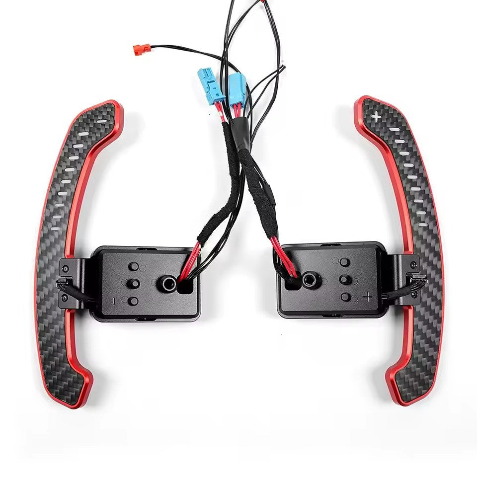 Carbon LED Magnetic Paddle Shifters For Mini F55 F56 F57 F60
