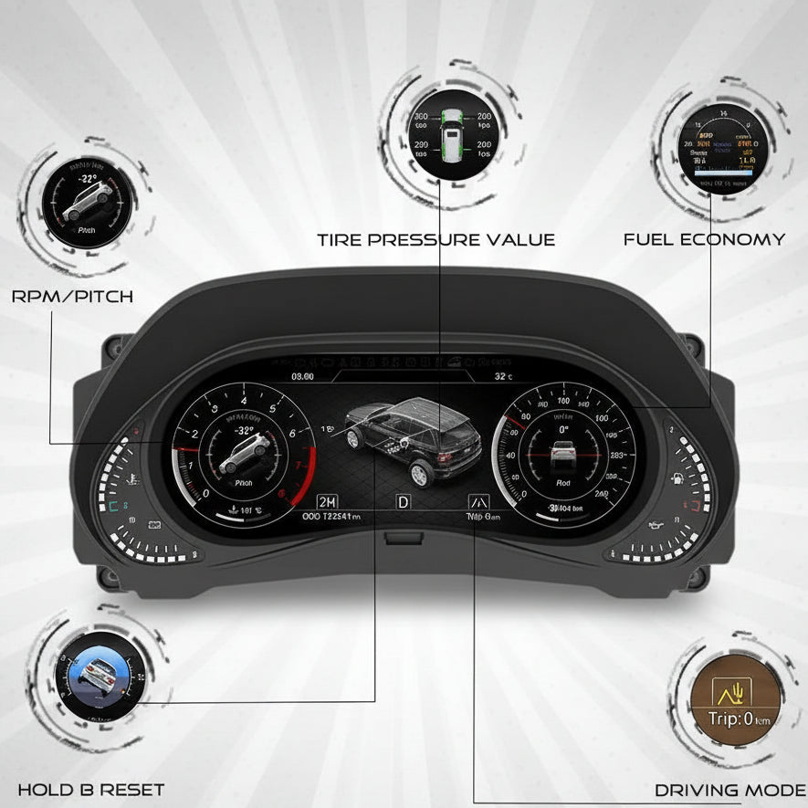 Digital Cluster for Nissan Patrol Y62
