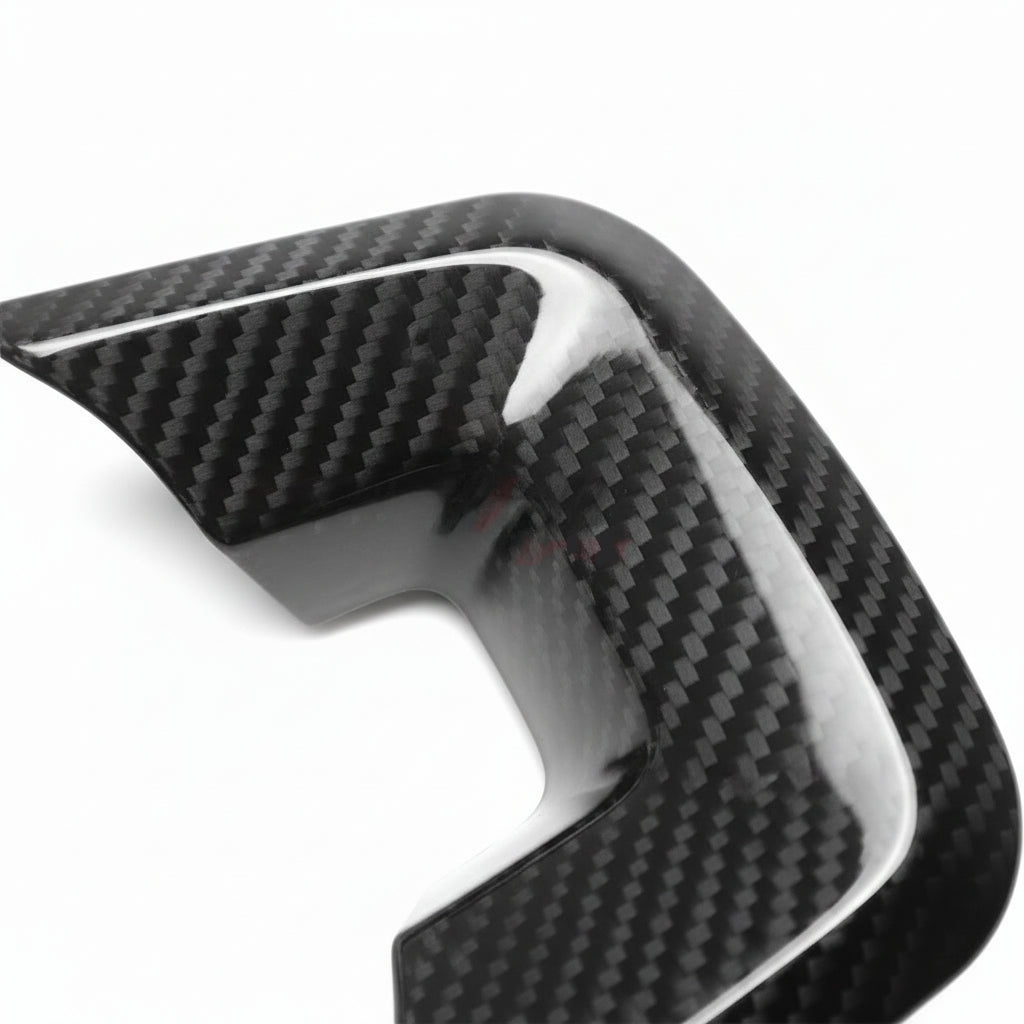 Carbon Fiber Steering Wheel Trim For Toyota Land Cruiser 300 LC300 2022-2024