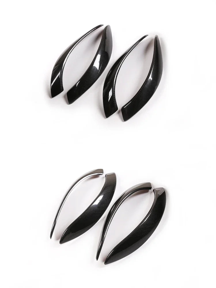 Carbon Fiber Inner Door Bowl Cover for BMW 3 & 4 Series (2013-2019).