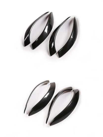 Carbon Fiber Inner Door Bowl Cover for BMW 3 & 4 Series (2013-2019).