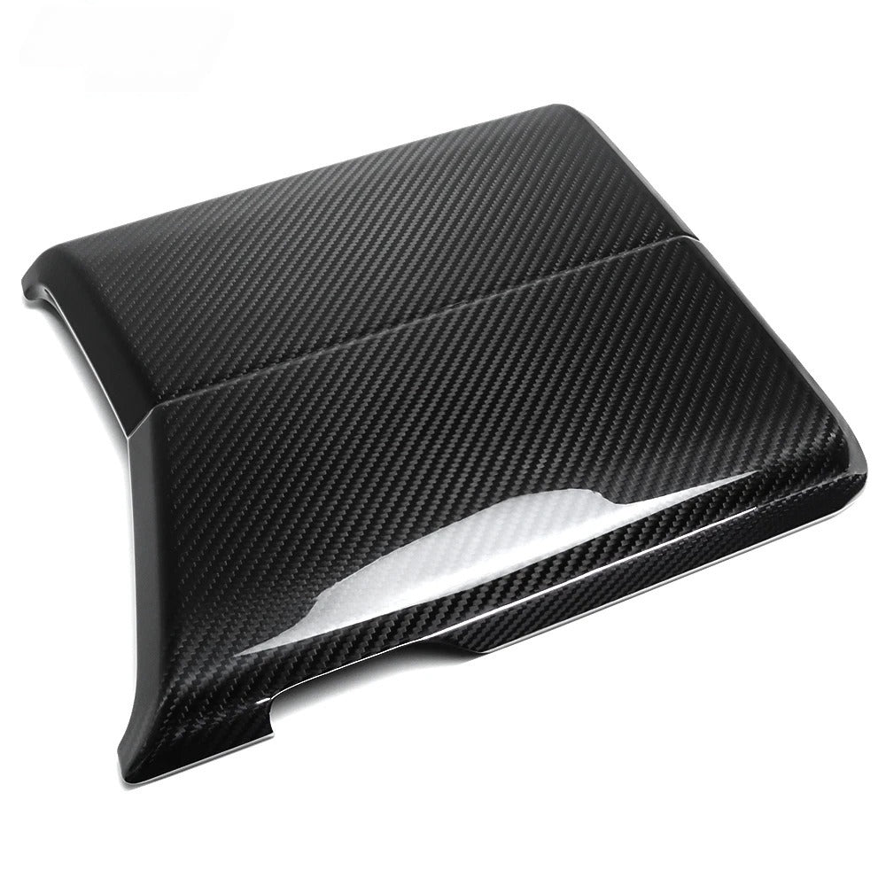 Carbon Fiber Car Console Armrest Cover For Toyota Land Cruiser 300 LC300 (2022-2024)