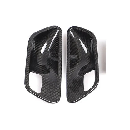 Carbon Fiber Inner Door Bowl Cover for BMW 3 & 4 Series (2013-2019).