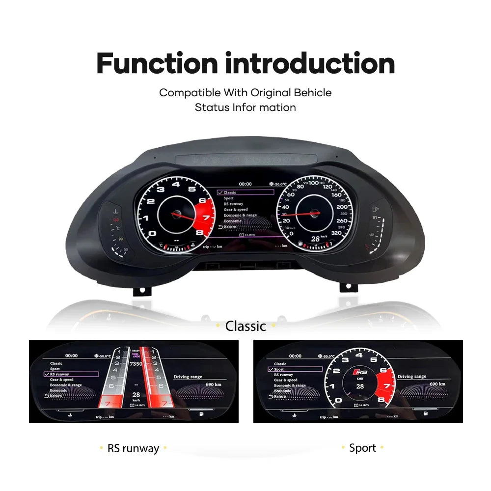 Digital Cluster for Audi A5 A5L S5 RS5 2009-2017