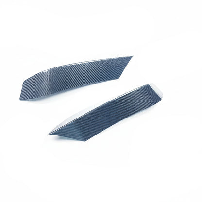 Carbon Fiber Front Bumper Side Spoiler Splitter For BMW F-Series 2015-2020