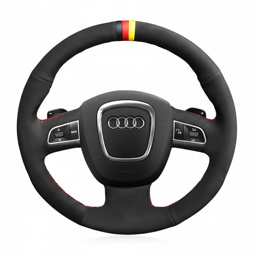 Steering Wheel Cover for Audi A3 A4 A5 A6 A8 Q5 Q7 S3 S4 S5 S6 S8