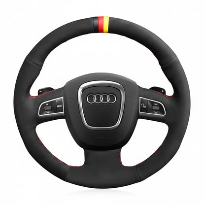Steering Wheel Cover for Audi A3 A4 A5 A6 A8 Q5 Q7 S3 S4 S5 S6 S8