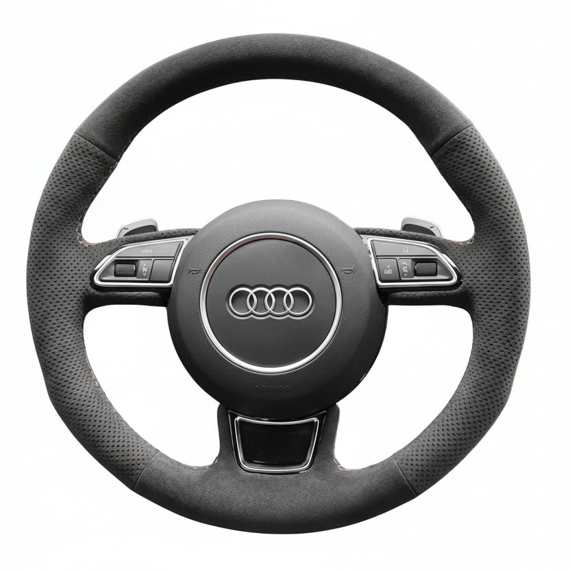Steering Wheel Cover for Audi A3 A4 A5 A6 A7 Allroad RS S6 S7 S8