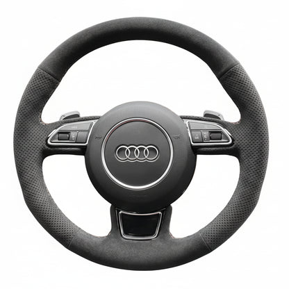Steering Wheel Cover for Audi A3 A4 A5 A6 A7 Allroad RS S6 S7 S8