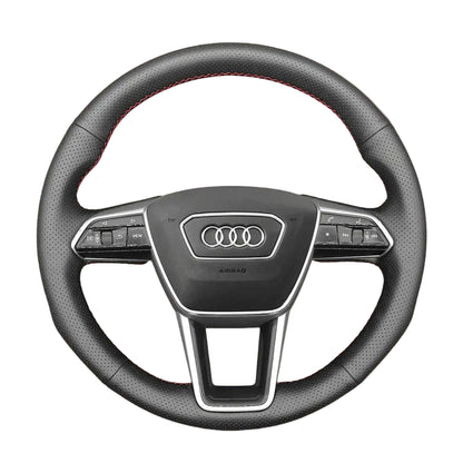 Steering Wheel Cover for Audi A6 A7 A8 S6 S7 S8 RS 6 RS 7 E-Tron 2018-2022