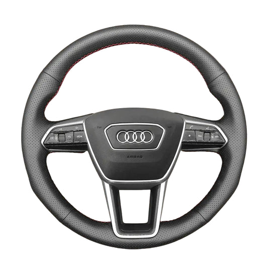 Steering Wheel Cover for Audi A6 A7 A8 S6 S7 S8 RS 6 RS 7 E-Tron 2018-2022