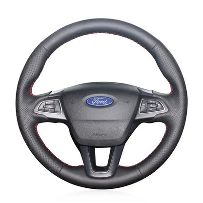 Steering Wheel Cover for Ford Focus Kuga Escape Grand C-Max Ecosport 2015-2022