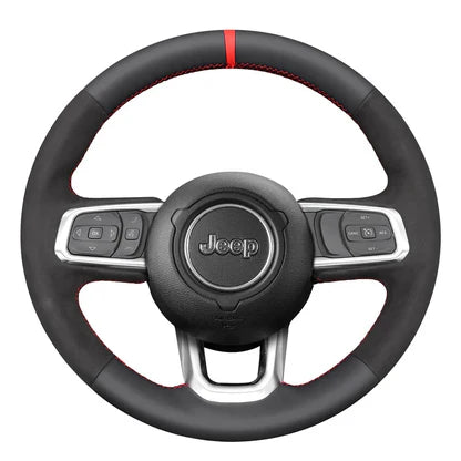 Steering Wheel Cover for Jeep Gladiator JT Wrangler JL Wrangler Unlimited 2018-2024