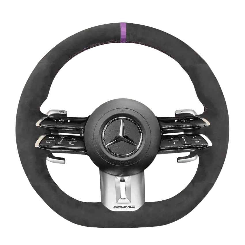 Steering Wheel Cover for Mercedes-Benz C-Class W206 E-Class W213 S-Class W223 2021-2024