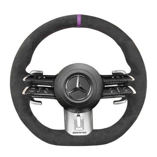 Steering Wheel Cover for Mercedes-Benz C-Class W206 E-Class W213 S-Class W223 2021-2024