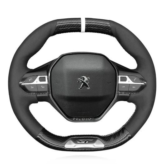 Steering Wheel Cover for Peugeot 208 308 508 SW 2008 3008 5008 Rifter GT/GT Line