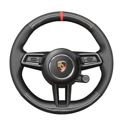 Steering Wheel Cover for Porsche 911 992 Macan Panamera Taycan 2020-2023