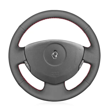 Steering Wheel Cover for Renault Clio Twingo 2 Logan Sandero 1 / Dacia Logan Sandero 2001-2015