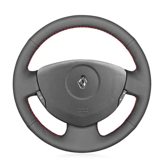 Steering Wheel Cover for Renault Clio Twingo 2 Logan Sandero 1 / Dacia Logan Sandero 2001-2015
