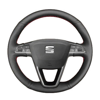 Steering Wheel Cover for Seat Leon Ibiza 6F Ateca Arona Tarraco 2020-2022