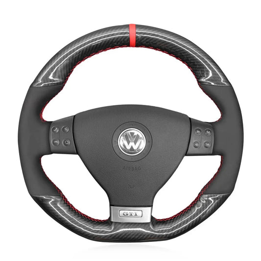 Steering Wheel Cover for Volkswagen Golf GTI 5 V R32 Scirocco Passat Variant Tiguan 2004-2010