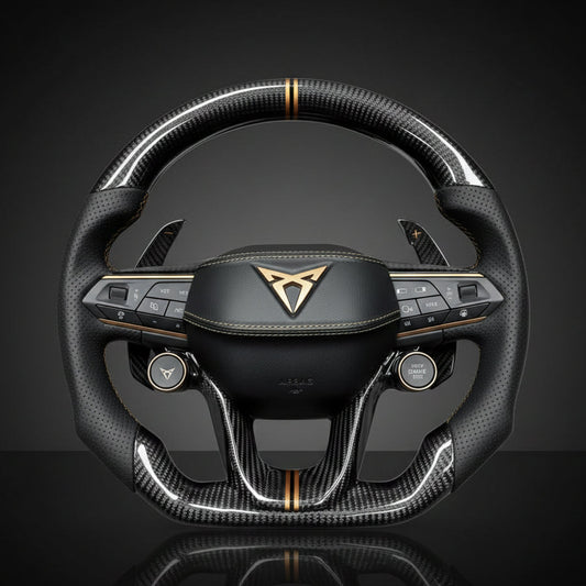 Carbon Fiber Steering Wheel For SEAT Leon Cupra Ateca Formentor (2023-2025)